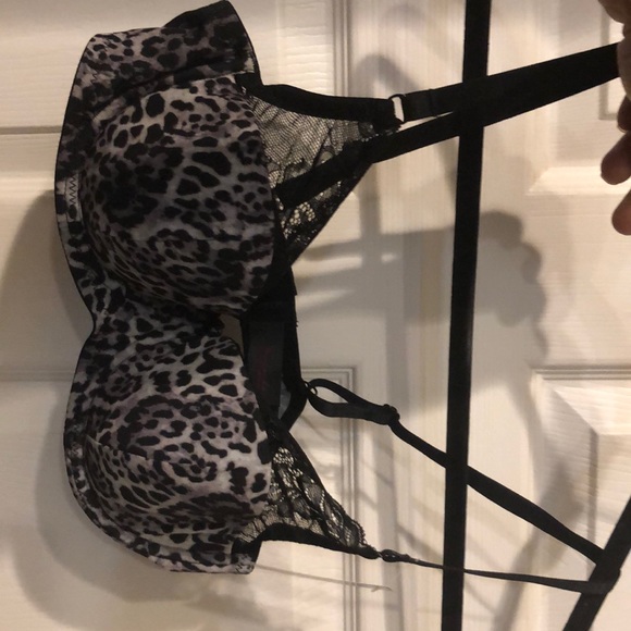 Brand new, never worn. Animal print bra with lace - Picture 2 of 3